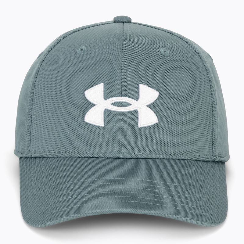 Cap Herren Under Armour Blitzing Adj jasper blue/white/white 2