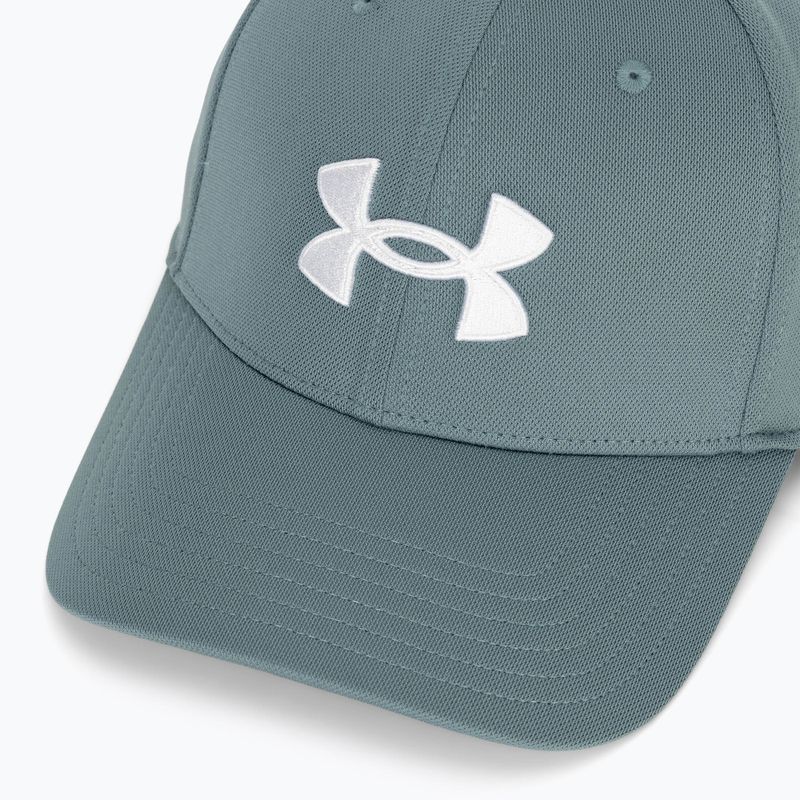 Cap Herren Under Armour Blitzing Adj jasper blue/white/white 3