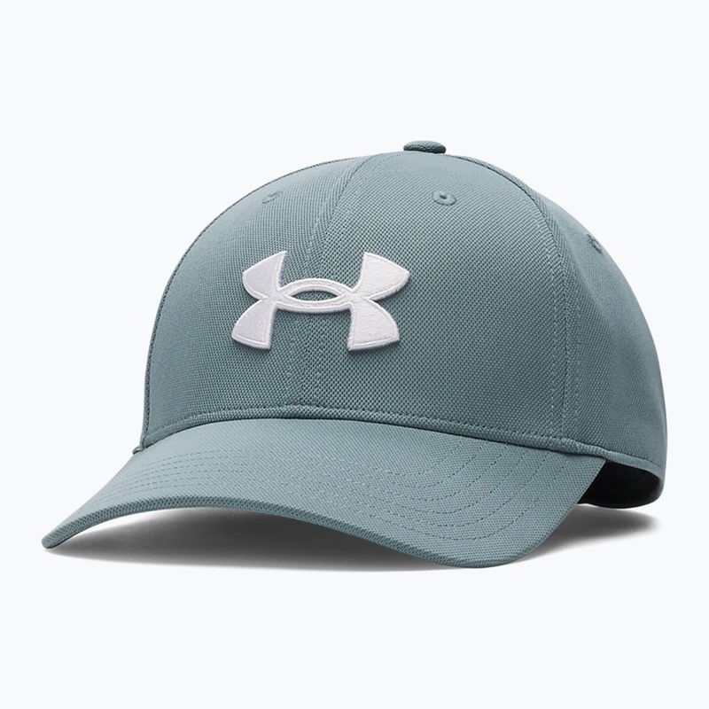 Cap Herren Under Armour Blitzing Adj jasper blue/white/white