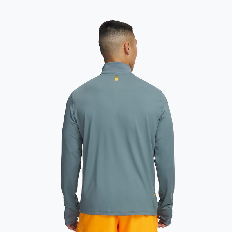 Herren-Langarm-Laufshirt Under Armour Launch Pro 1/4 Zip jasper blue/reflective 2