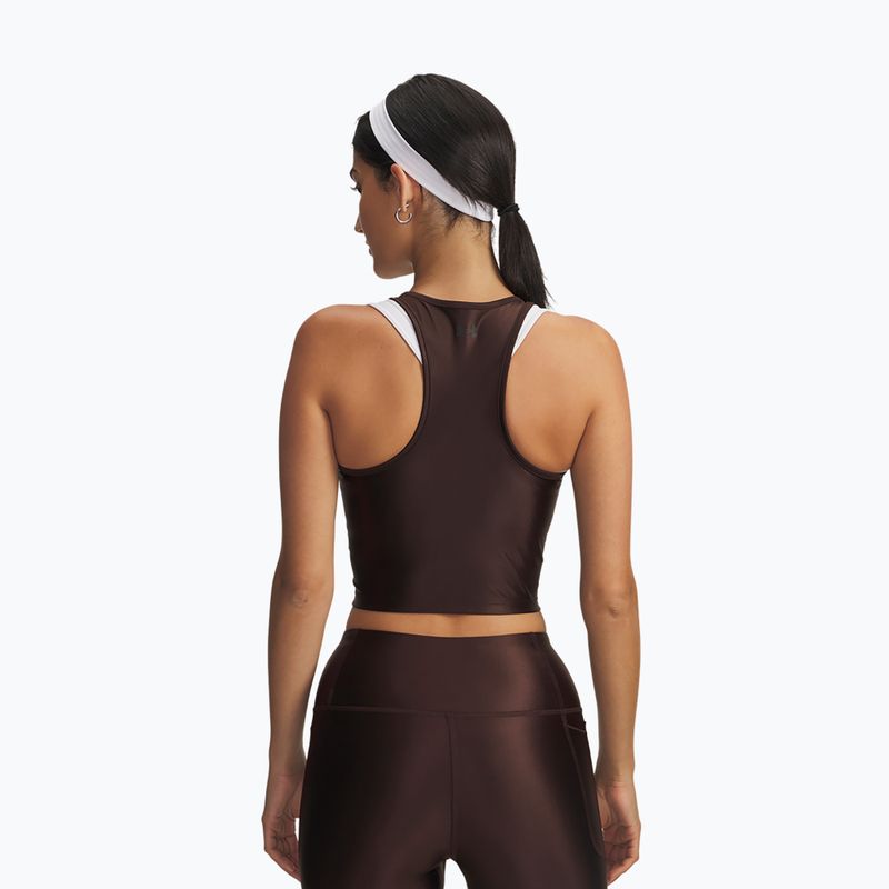 Trainingstop Damen Under Armour Motion Shine Tank kona brown/black 2