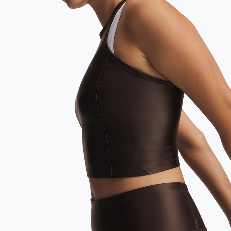 Trainingstop Damen Under Armour Motion Shine Tank kona brown/black 3