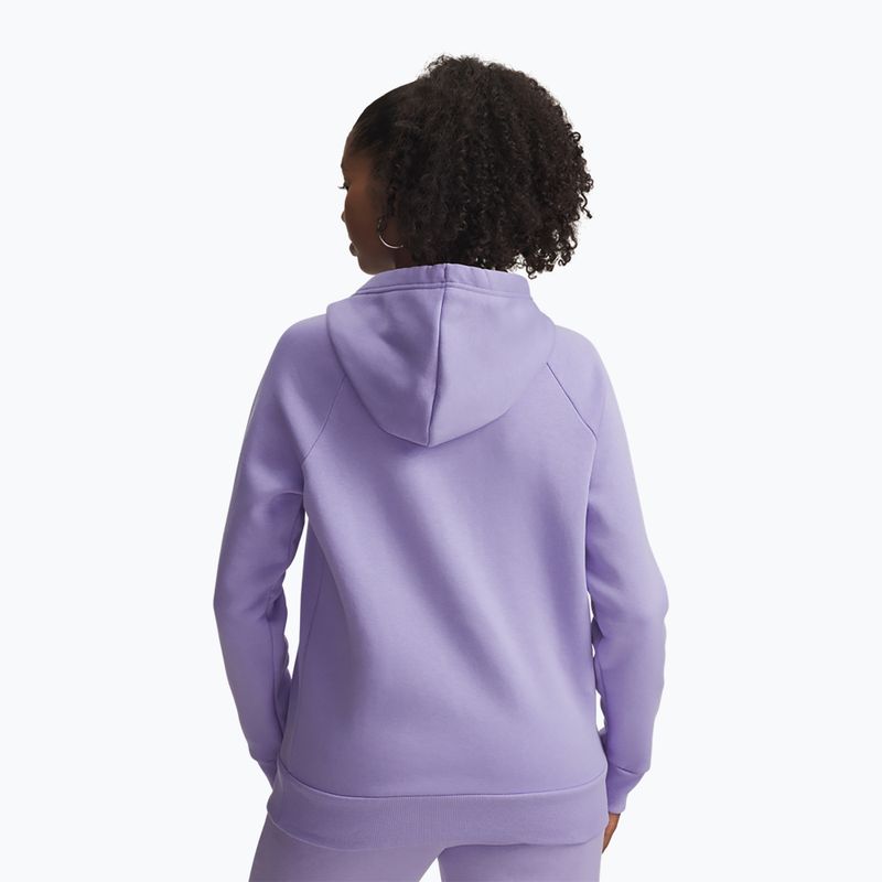 Hoodie Sweatshirt Damen Under Armour Rival Fleece Hoodie transparent/white 2