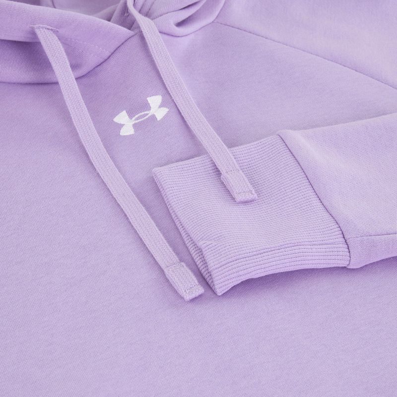 Hoodie Sweatshirt Damen Under Armour Rival Fleece Hoodie transparent/white 7