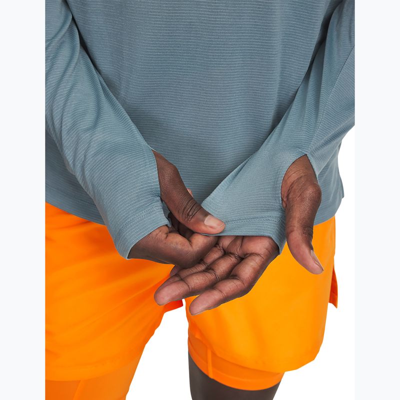 Herren-Laufoberteil Under Armour Launch 1/4 Zip jasper blue/reflective 3