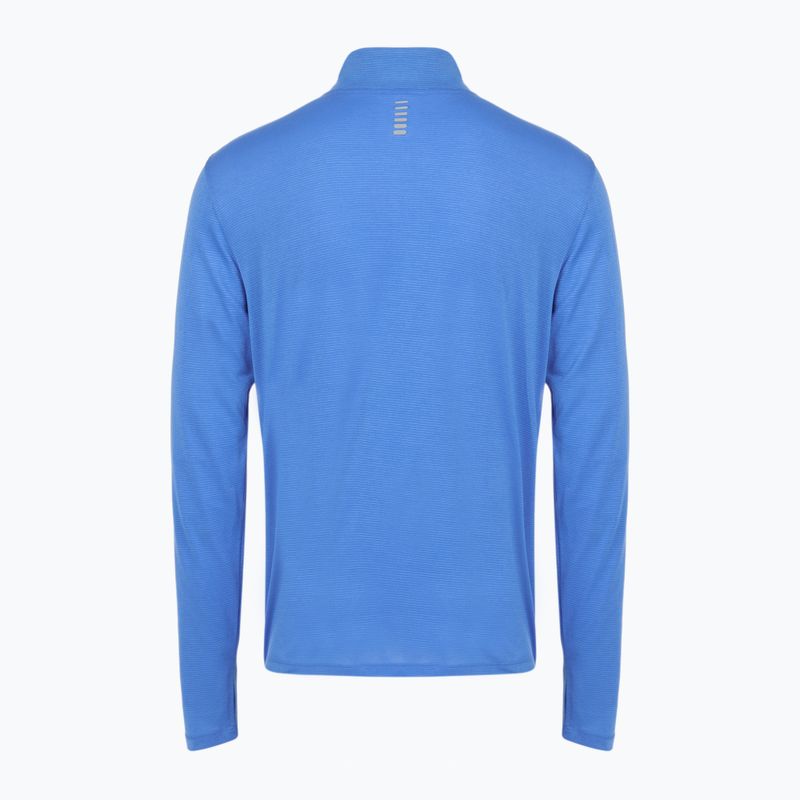 Lauf Hoodie Sweatshirt Herren Under Armour Launch 1/4 Zip blue atlantis/reflective 2