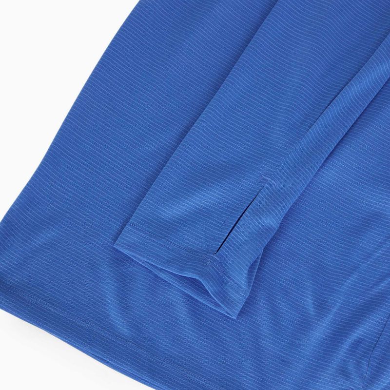 Lauf Hoodie Sweatshirt Herren Under Armour Launch 1/4 Zip blue atlantis/reflective 5