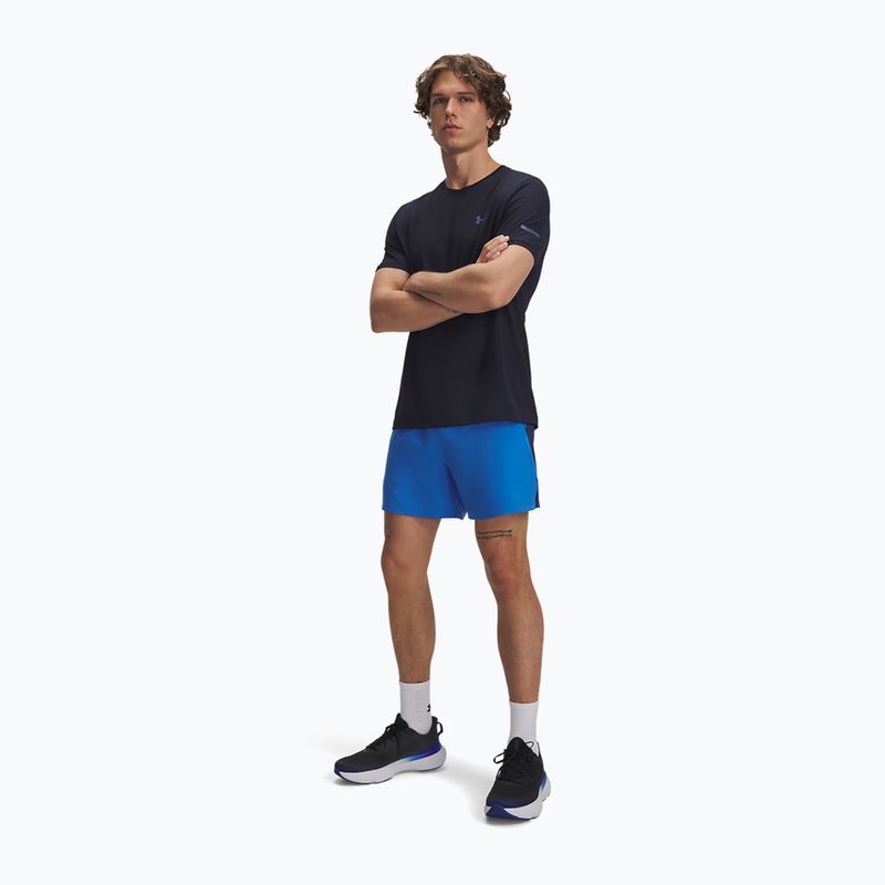 Herren-Laufshorts Under Armour Launch 5" blue atlantis/washed navy/reflective 2