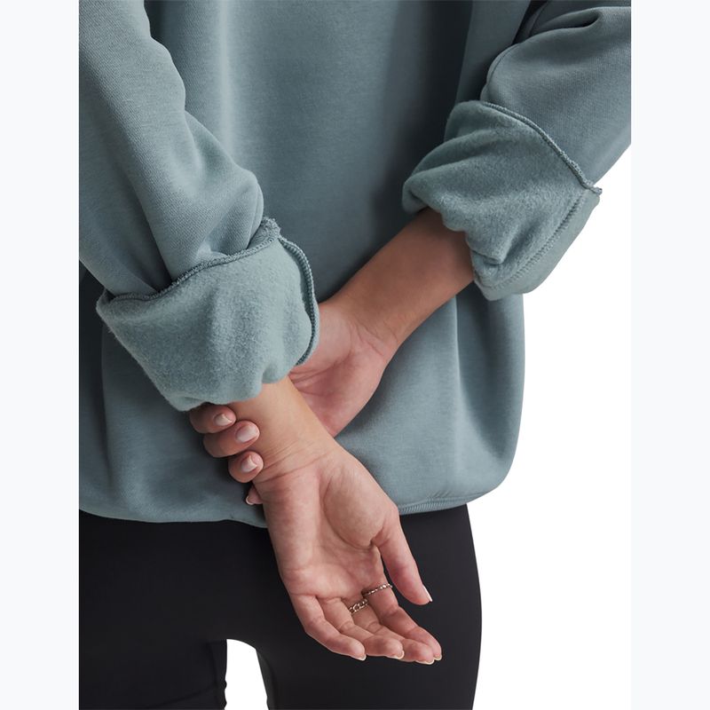 Damen-Sweatshirt Under Armour Rival Fleece Varsity Crew serpentine/white 3