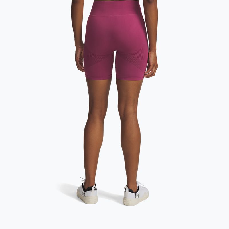 Shorts Damen Under Armour Vanish Seamless fuchsia dusk/dark maroon/dark maroon 3