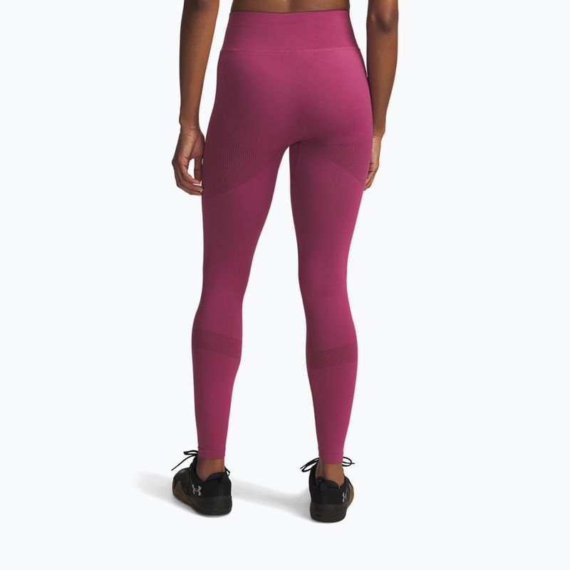 Trainingsleggings Damen Under Armour Vanish Seamless fuchsia dusk/dark maroon/dark maroon 3