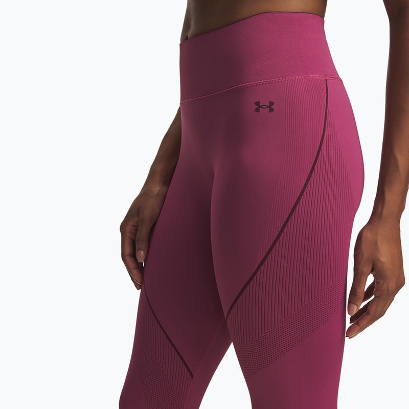 Trainingsleggings Damen Under Armour Vanish Seamless fuchsia dusk/dark maroon/dark maroon 4
