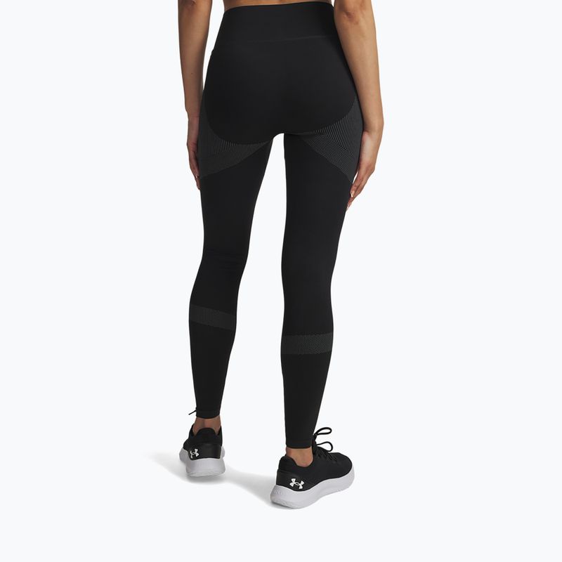 Trainingsleggings Damen Under Armour Vanish Seamless black/steel/steel 3