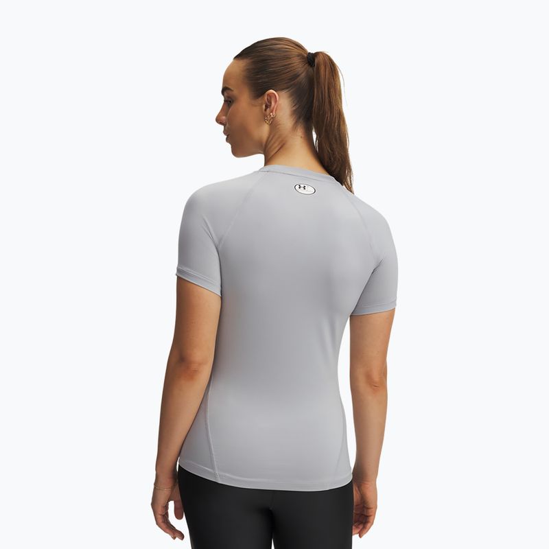 Damen-Trainingsshirt Under Armour HG Authentics Comp SS mod gray/black 2