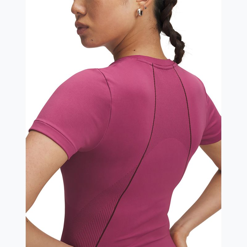 Trainingsshirt Damen Under Armour Vanish Seamless fuchsia dusk/dark maroon/dark maroon 3