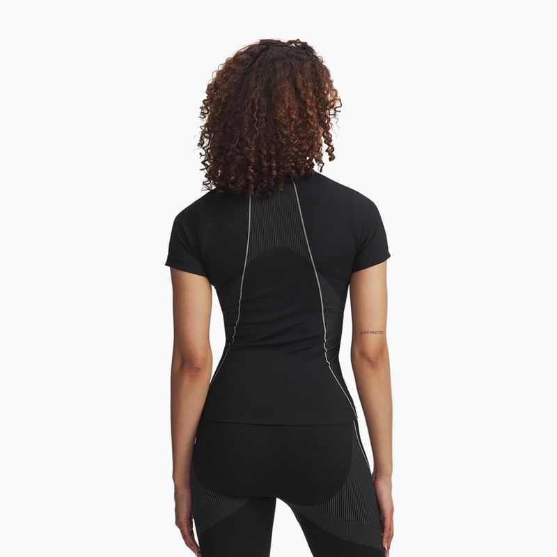 Trainingsshirt Damen Under Armour Vanish Seamless black/steel/steel 2