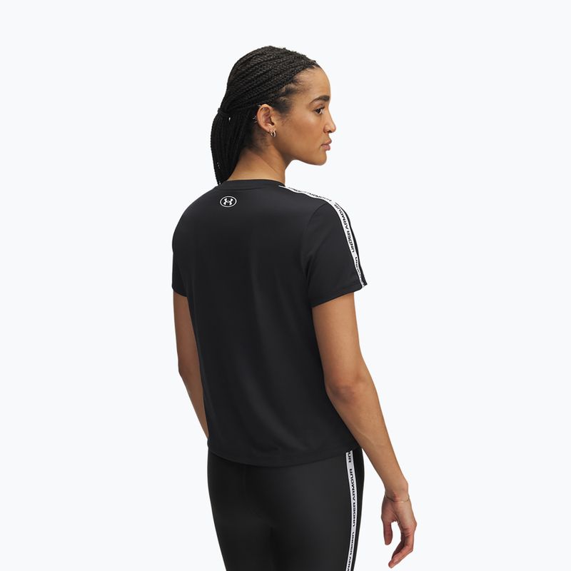 Trainingsshirt Damen Under Armour Tech Wordmark Tape black/white/white 2