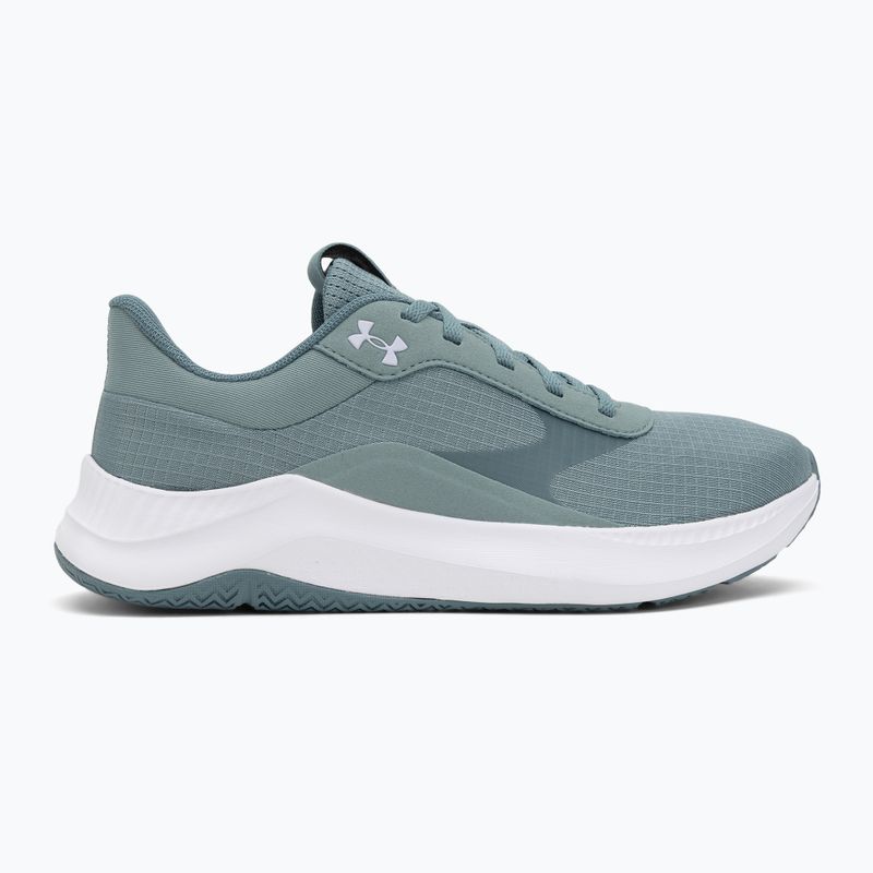 Damen-Trainingsschuhe Under Armour Aurora 3 serpentine/white/salt purple 2
