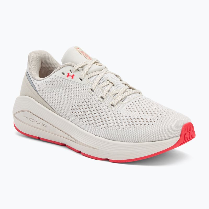 Laufschuhe Damen Under Armour Sonic 7 summit white/khaki base/racer red