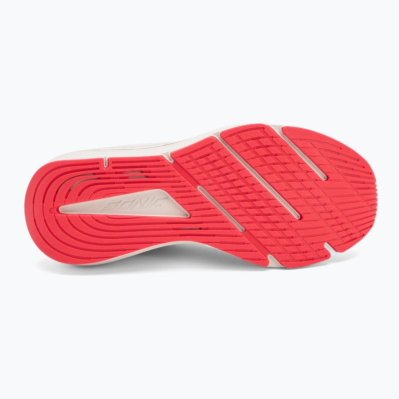 Laufschuhe Damen Under Armour Sonic 7 summit white/khaki base/racer red 4