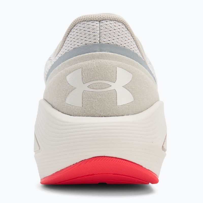 Laufschuhe Damen Under Armour Sonic 7 summit white/khaki base/racer red 6