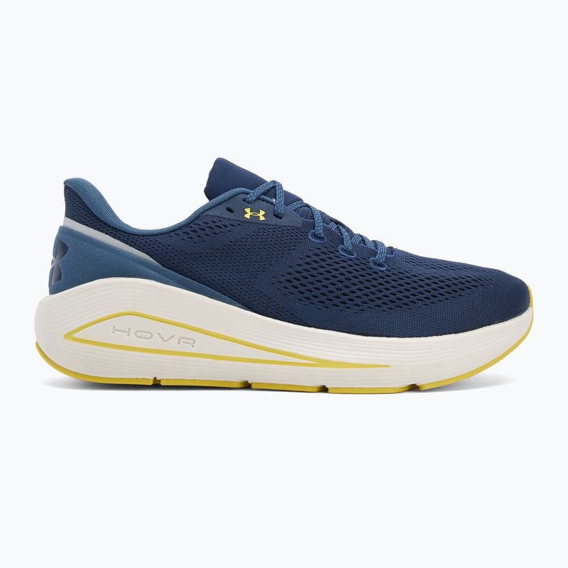 Herren-Laufschuhe Under Armour Sonic 7 washed navy/nu blue/yellow shade 2