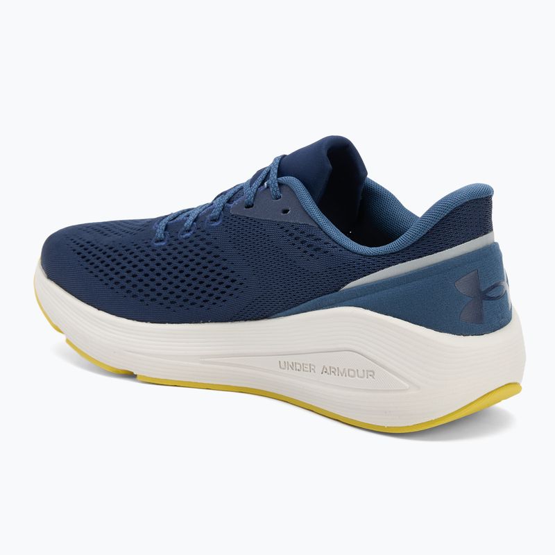 Laufschuhe Herren Under Armour Sonic 7 washed navy/nu blue/yellow shade 3