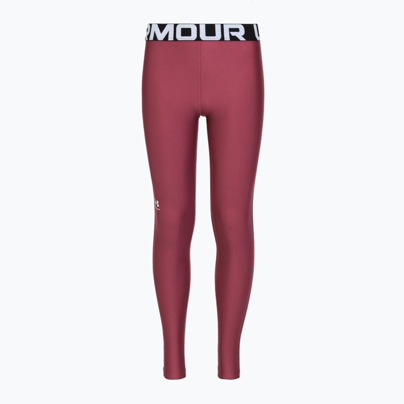 Trainingstights Kinder Under Armour HeatGear fuchsia dusk