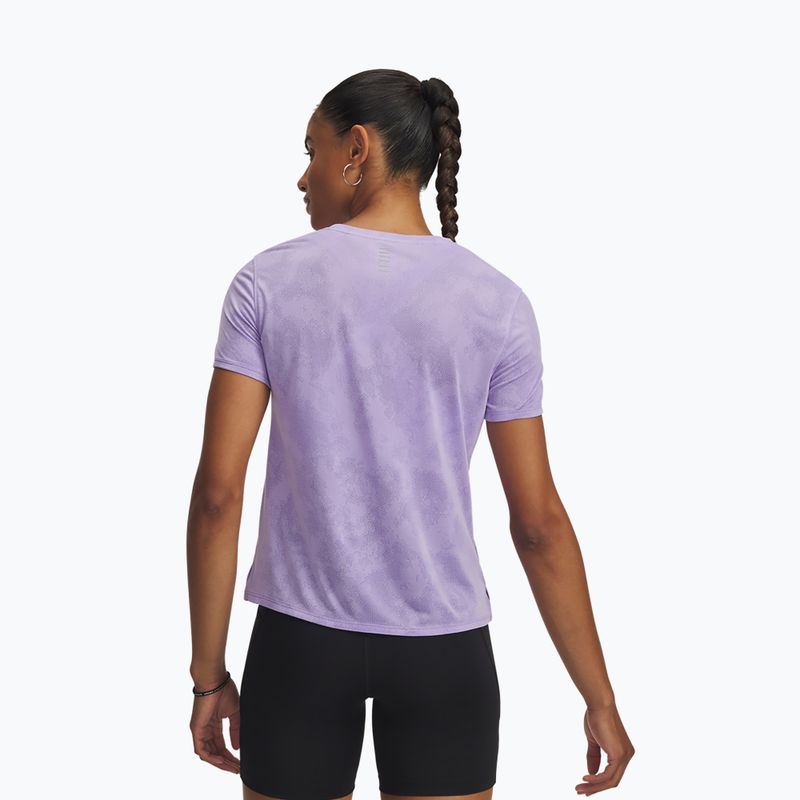 Laufshirt Damen Under Armour Launch Jacquard transparent/reflective 2
