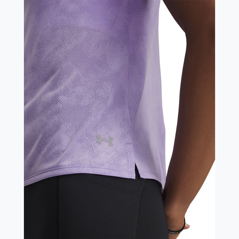 Laufshirt Damen Under Armour Launch Jacquard transparent/reflective 3
