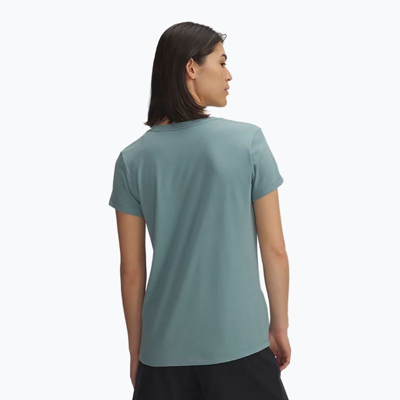 Damen-Trainingsshirt Under Armour Rival Logo serpentine/jasper blue 2