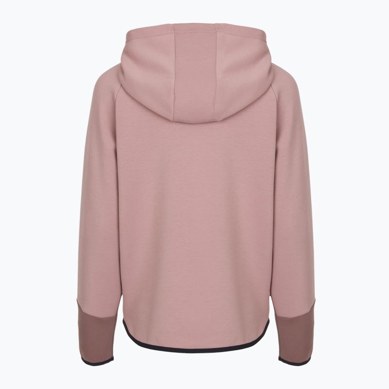 Damen-Sweatshirt Under Armour Unstoppable Fleece HZ tourmaline pink/maroon mist/black 5