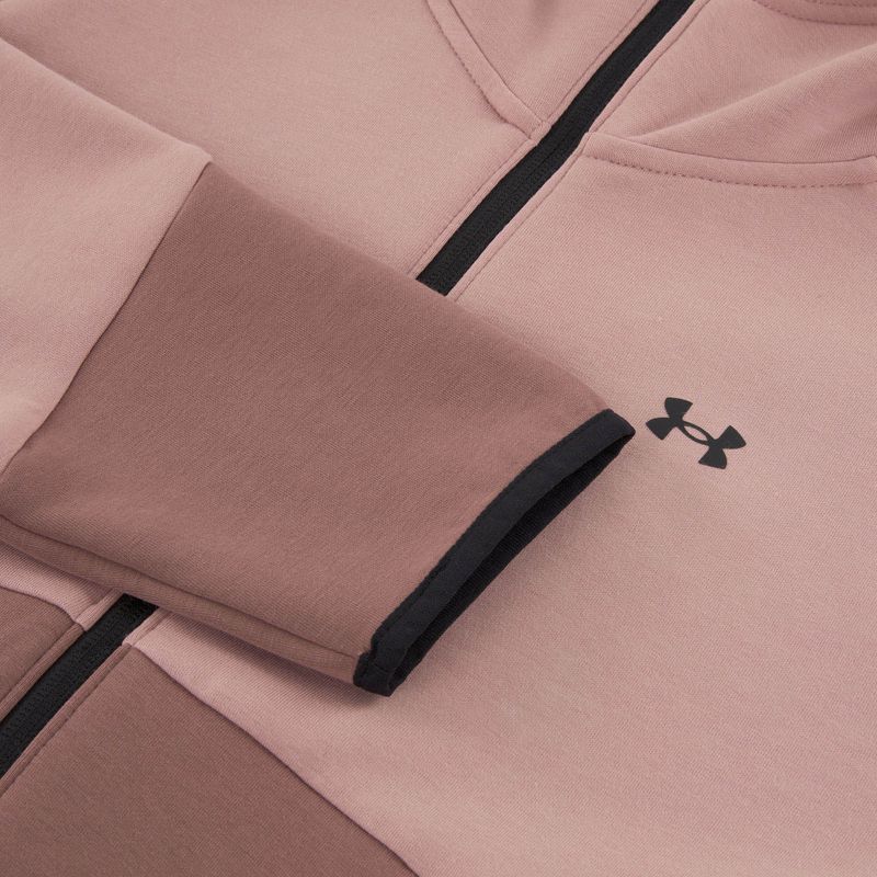 Damen-Sweatshirt Under Armour Unstoppable Fleece HZ tourmaline pink/maroon mist/black 7