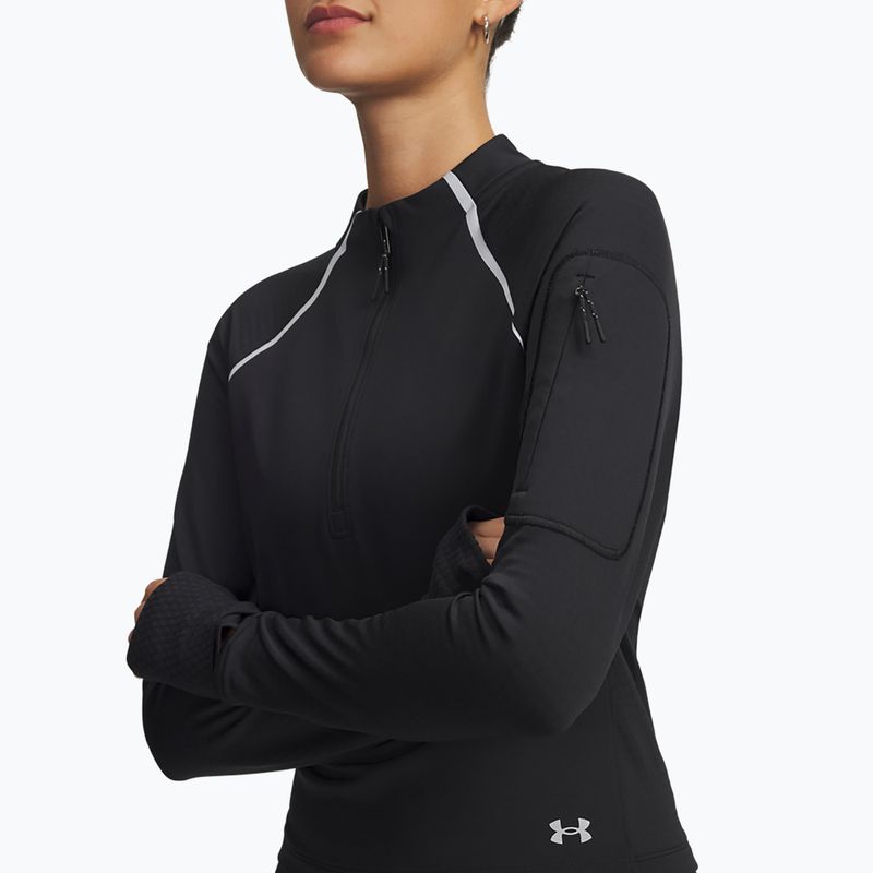 Damen-Laufshirt Under Armour Pro Half Zip black/reflective 3