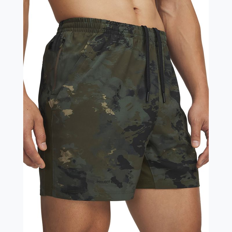 Herren-Trainingsshorts Under Armour Project Rock Ultimate expedition green/black 4