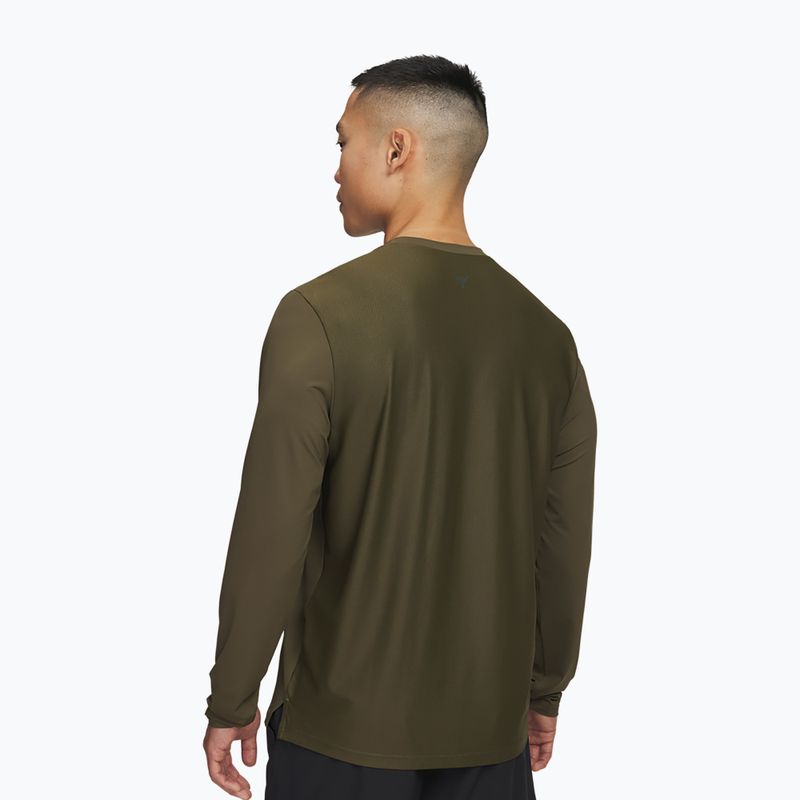Herren Trainings-Longsleeve Under Armour Project Rock Iso Chill expedition green/baroque green 2