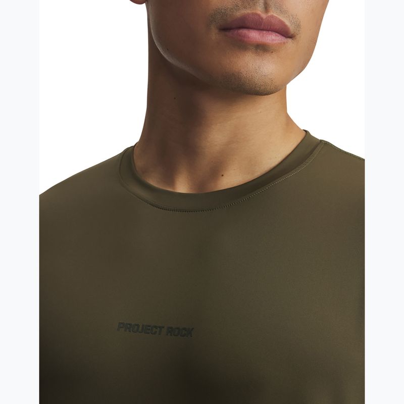 Herren Trainings-Longsleeve Under Armour Project Rock Iso Chill expedition green/baroque green 3
