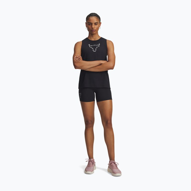 Trainingsshorts Damen Under Armour Project Rock Middie black/anthracite 2