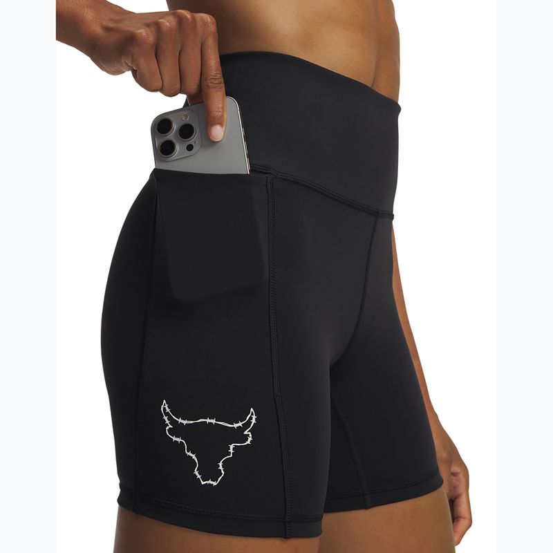 Trainingsshorts Damen Under Armour Project Rock Middie black/anthracite 4
