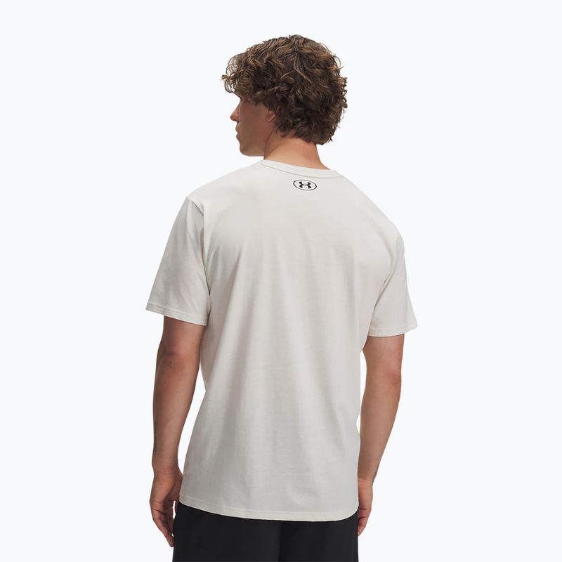Herren Trainingsshirt Under Armour Project Rock Payoff Graphic stone/schwarz 2