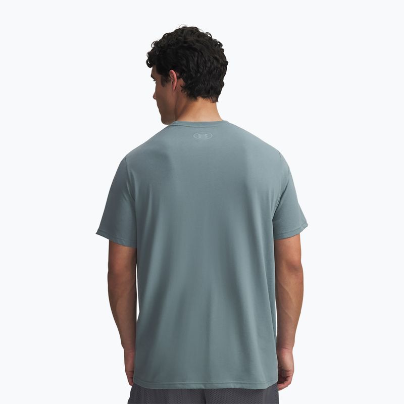 Trainingsshirt Herren Under Armour Sportstyle Logo Update jasper blue/serpentine 2