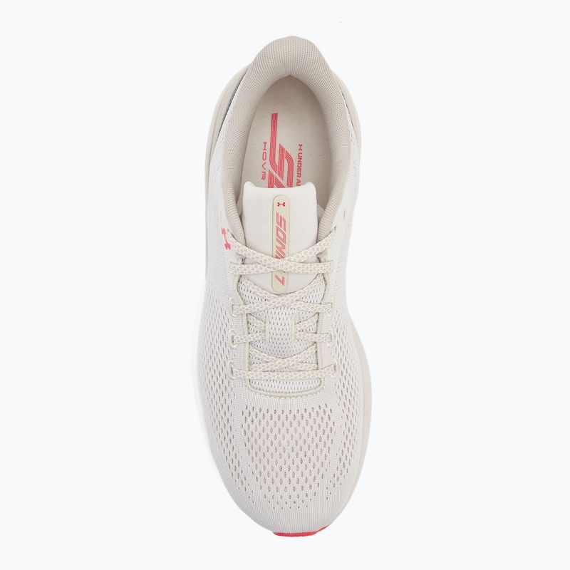 Herren-Laufschuhe Under Armour Sonic 7 summit white/khaki base/racer red 5