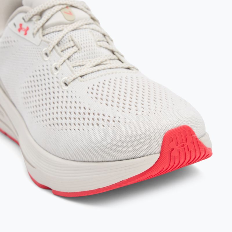 Herren-Laufschuhe Under Armour Sonic 7 summit white/khaki base/racer red 7