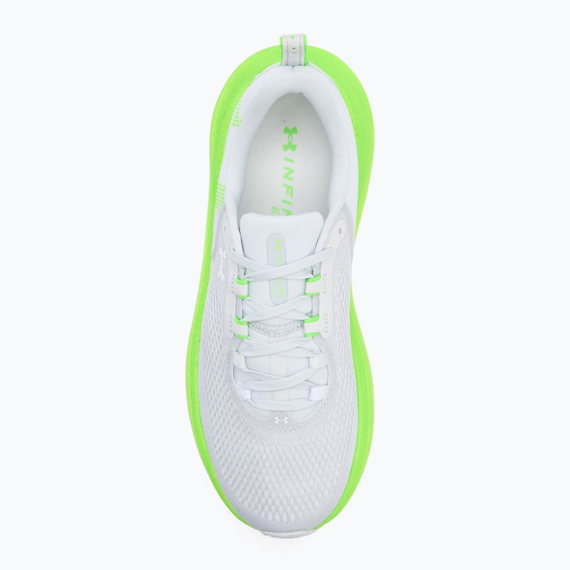 Herren-Laufschuhe Under Armour Infinite Elite 2 distant gray/hyper green/white 5