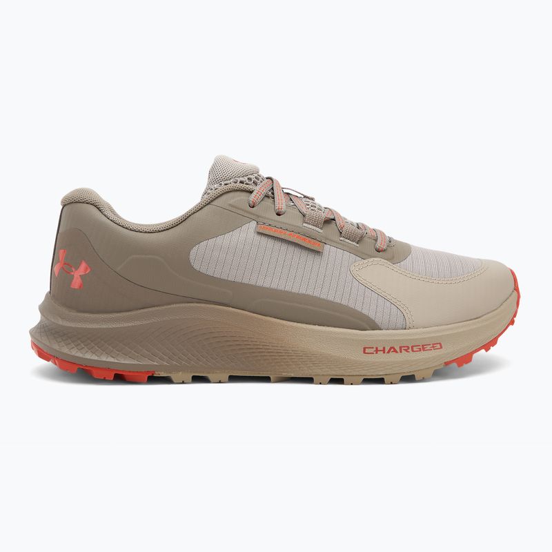 Laufschuhe Herren Under Armour Charged Bandit Trail 3 timberwolf taupe/taupe dusk/surplus orange 2