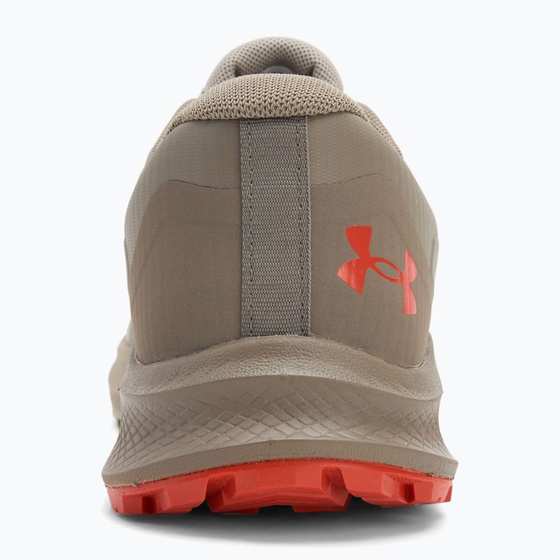 Herren-Laufschuhe Under Armour Charged Bandit Trail 3 timberwolf taupe/taupe dusk/surplus orange 6