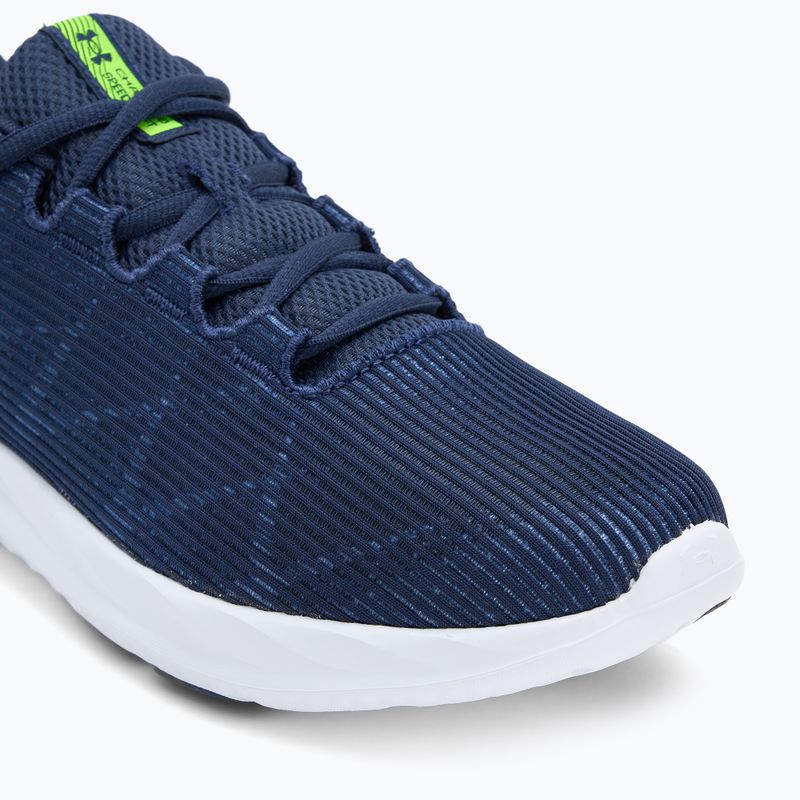Herren-Laufschuhe Under Armour Charged Speed Swift washed navy/schwarz/high vis gelb 7