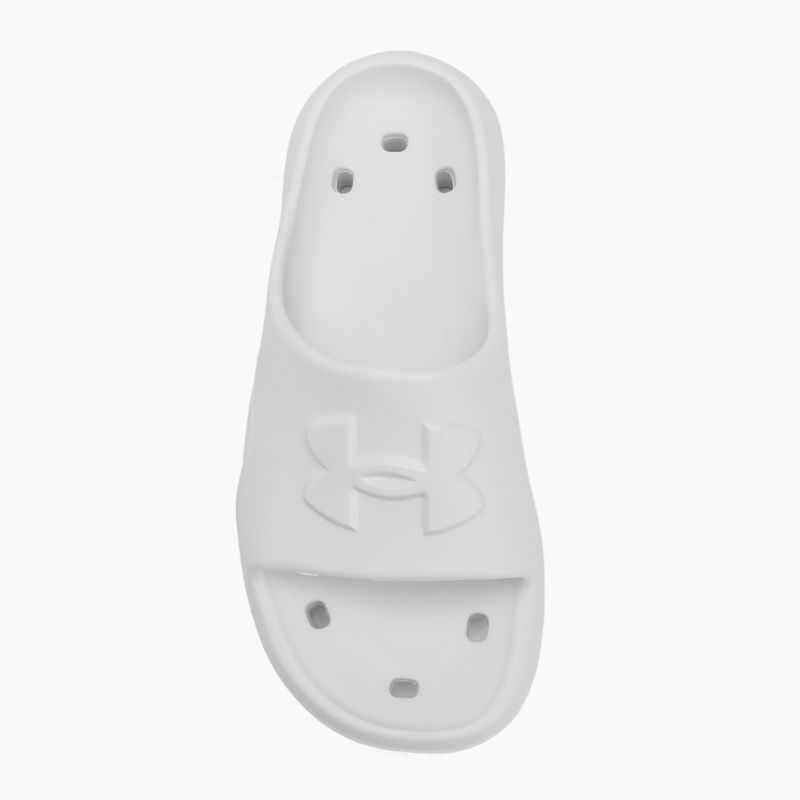 Herren Pantoletten Under Armour Locker V Slide White/White/White 5