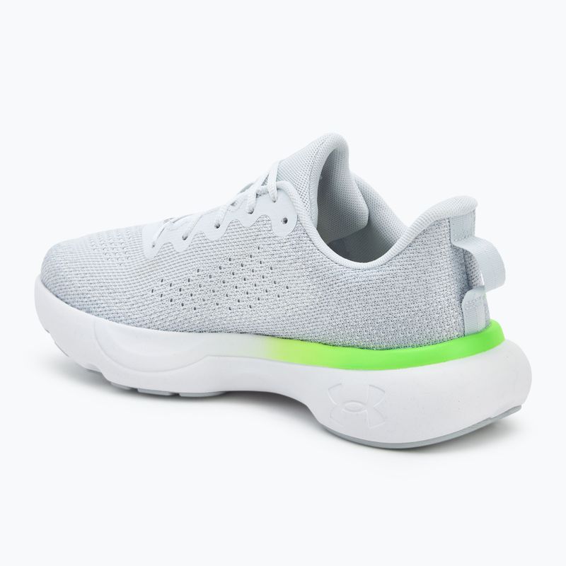 Laufschuhe Herren Under Armour Infinite distant gray/halo gray/hyper green 3