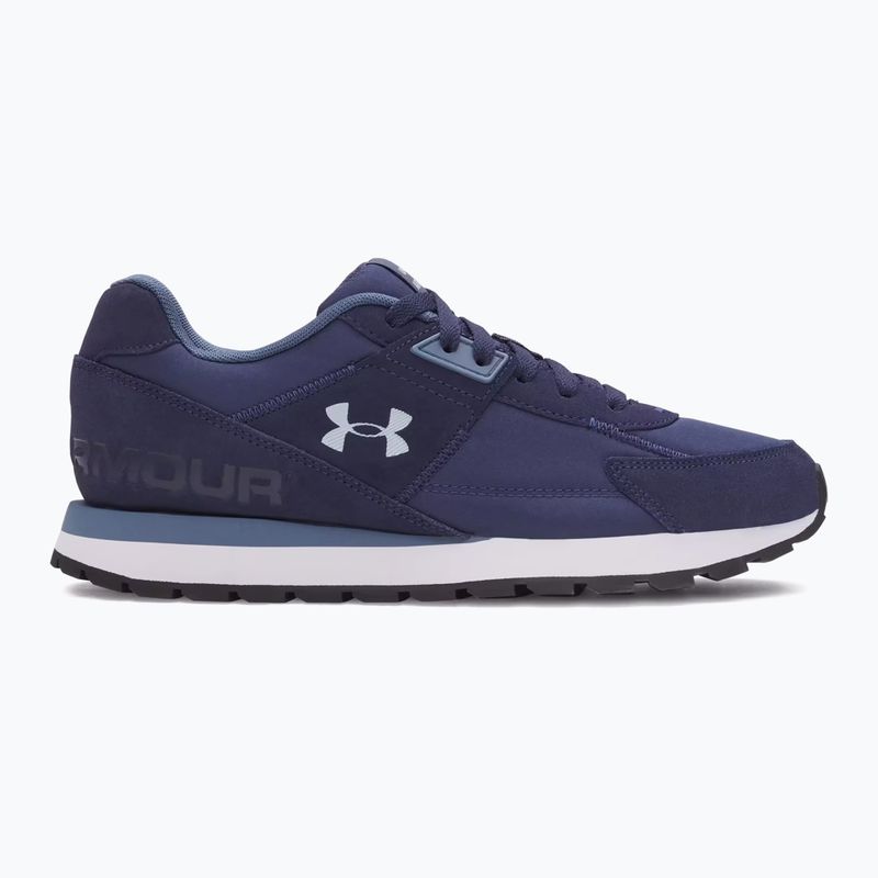 Herren Trainingsschuhe Under Armour Essential Runner washed navy/nu blue/blue calm